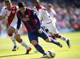 O Barça encara o Rayo. EFE/Archivo