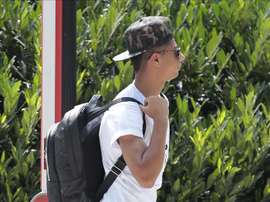 El jugador del Milán Hachim Mastour. EFE/Archivo