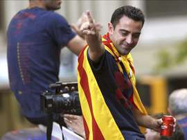 Xavi Hernández' enviable trophy list. EFE/Archive