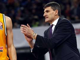 El entrenador del Laboral Kutxa Baskonia, Velimir Perasovic. EFE/Archivo
