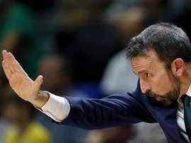 El entrenador de Unicaja, Joan Plaza. EFE/Archivo
