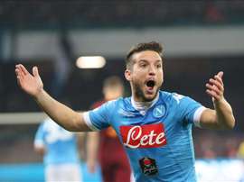Vitória muito importante para o Napoli na liga italiana. EFE/EPA