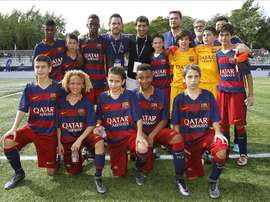 El Barça, uno de los favoritos en la Liga Promises. LaLiga