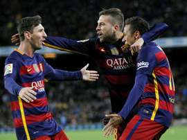 Jordi Alba falou sobre o possível regresso de Neymar. EFE