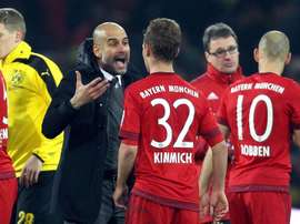 Kimmich claims that Guardiola has had a huge influence on his career. EFE/EPA