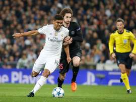 Casemiro y Rabiot podrían vérselas en la medular. EFE
