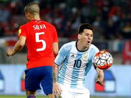 Silva entró en la prórroga de la final de la Copa América. EFE