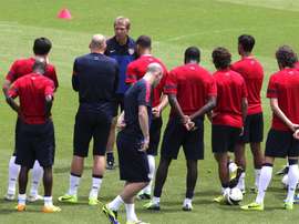 La selección de Estados Unidos prepara la Copa América. EFE