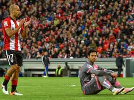 Mikel Rico aún no ha jugado esta temporada con el Athletic. EFE