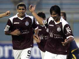 En la imagen jugadores del Lanús de Argentina. EFE/Archivo