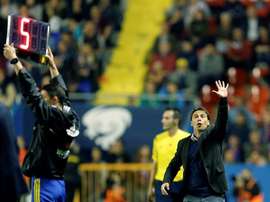 El entrenador del Levante Rubi durante un partido. EFE/Archivo