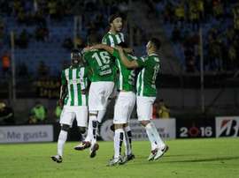 El cuadro verde Medellín pasó a cuartos de final en un partido marcado por la polémica. EFE/Archivo
