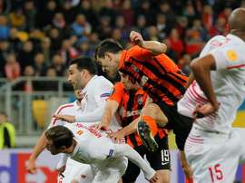 Stepanenko se ha mostrado muy optimista ante el choque contra el Sevilla. AFP