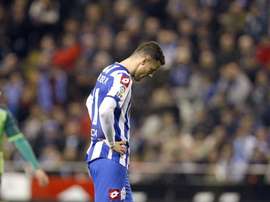 Oriol Riera no vestirá esta temporada la camiseta del Dépor. EFE/Archivo