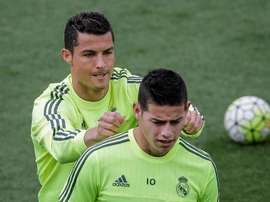 Em Turim apostam por um reencontro entre Cristiano e James. EFE/Archivo