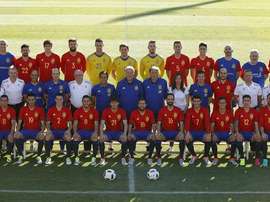 España es la selección más baja de la Eurocopa con una media de 1'80 metros de altura. EFE