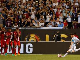 Leo Messi ha marcado uno de los goles más bonitos de la Copa América 2016. Archivo/EFE/AFP