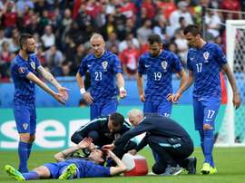 Ranieri se fijó en la gran Eurocopa de Corluka y lo quiere para los 'foxes'. EFE