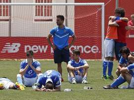 El Lleida, como los otros cuatro clubes catalanes de Segunda B, ha secundado el paro. EFE/Archivo