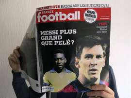 Messi is closing to beating Pele's record. EFE