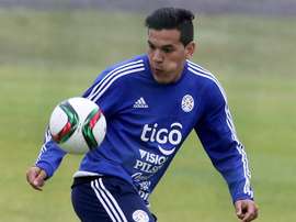 Le joueur de la sélection du Paraguay Gustavo Gómez. EFE