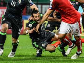 Bale no pudo dar la victoria a los suyos ante Austria. EFE