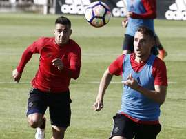 Enrique Martín ha dado la convocatoria de Osasuna para medirse al Athletic. EFE