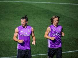 El último vals de Modric y Bale. EFE/Archivo