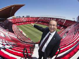El presidente del Sevilla se remitió a las pruebas físicas. EFE