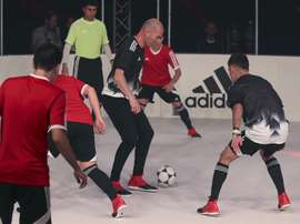 Zinedine Zidane lors d'un acte publicitaire. EFE