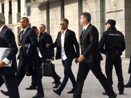 Neymar pai desmente os rumores. EFE/Archivo