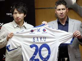 Gaku Shibasaki es uno de los jugadores que se quedan en Tenerife. EFE/Archivo