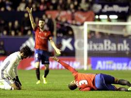 Osasuna não pode aguentar um bom resultado diante do Real Madrid. EFE