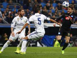 Varane y Ramos, listos para reaparecer. EFE/Archivo