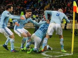 O Celta nunca tinha chegado tão longe na prova. EFE
