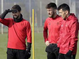 Fuentes no estará ante el Espanyol. EFE/Archivo