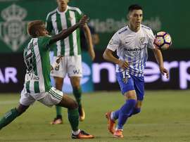 Malaga venceu Sevilla que perdeu a terceira posição. EFE/Arquivo