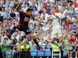 Real Madrid e Eibar defrontam-se este sábado para a LaLiga.EFE