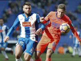 El delantero del conjunto nazarí está preparado para el duelo ante el Atlético. EFE/Archivo