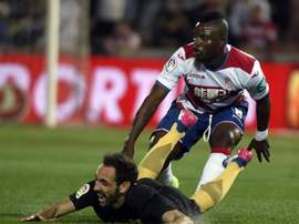 Wakaso sous le maillot de Grenade face à l'Atlético Madrid. EFE