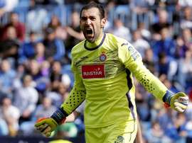 Le gardien de but de l'Espanyol Barcelone Diego Lopez. EFE