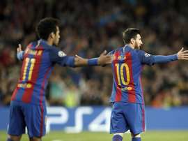 As palavras de Messi agradam Neymar. EFE