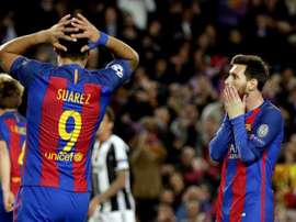 Lionel Messi, Gerard Piqué e Sergio Busquets não foram relacionados. EFE