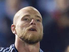 L'attaquant suédois du Celta de Vigo, John Guidetti. EFE