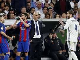 There are no Barca or Madrid players in the lineup for players with more game time. EFE