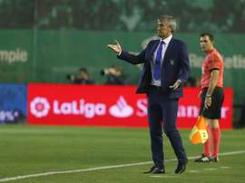 Setién ya ha elegido a su escuadrón para el duelo ante el Sporting. EFE