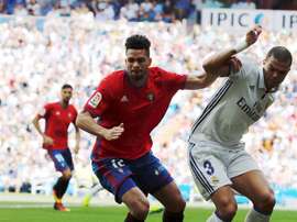 Rivière a joué à Osasuna cette saison. EFE