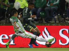 El jugador 'verdolaga' analizó el momento por el que atraviesa el equipo. EFE