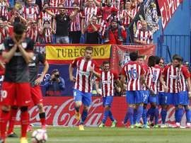 L'équipe de l'Atlético a manqué de régularité tout au long de la saison. EFE