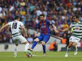 Atlético Madrid, Eibar, Espanyol e Real Sociedad têm os jogadores com mais minutos na Liga. EFE